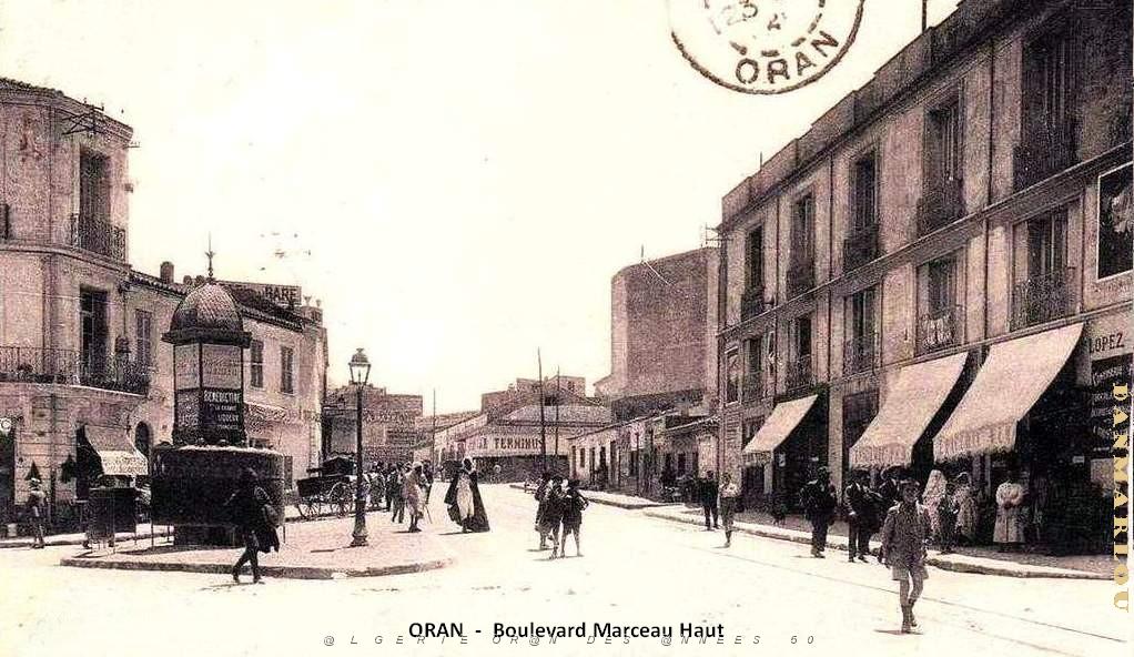 3082- Oran - Boulevard Marceau Haut - 1941.jpg